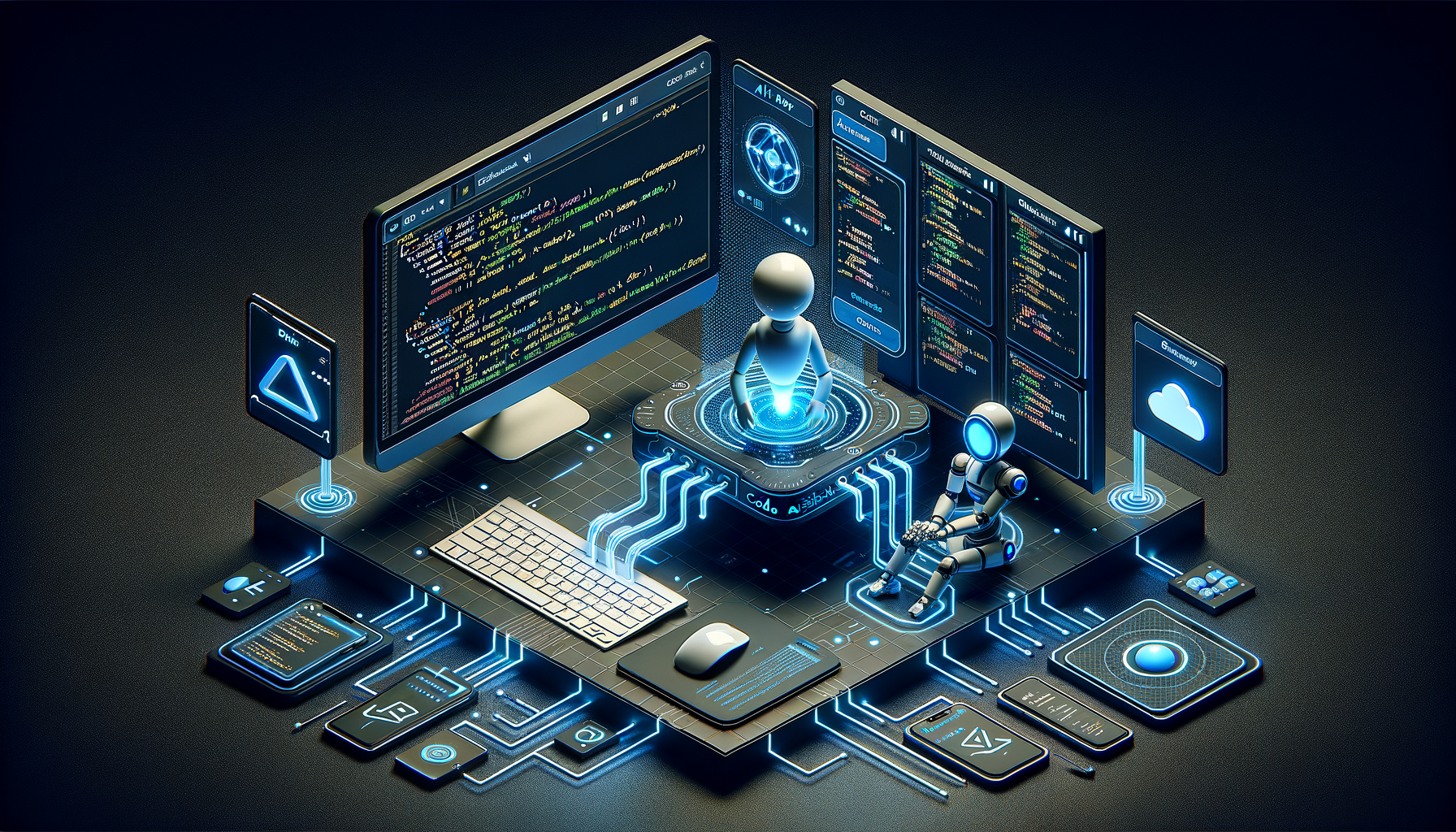 Developer using AI coding tools like Claude Code and Cursor with SonicJS open source project